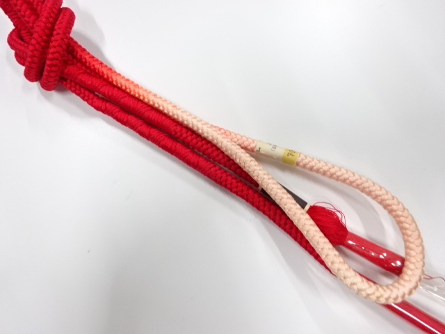 未使用品　正絹　手組帯締め